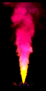 machines à fumée verticale effet geyser co2